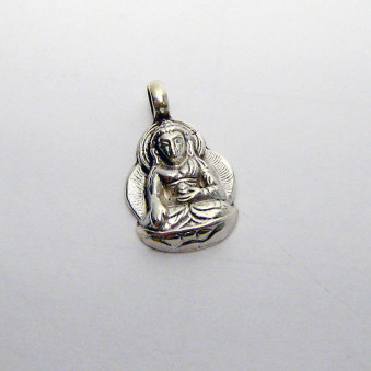 Anhänger Buddha aus Silber, 20x15 mm