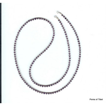 Necklace strand 80 cm Ametyst