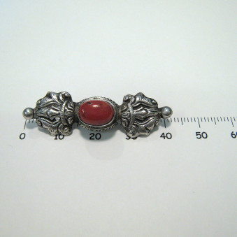 Brooches Vajra with stone