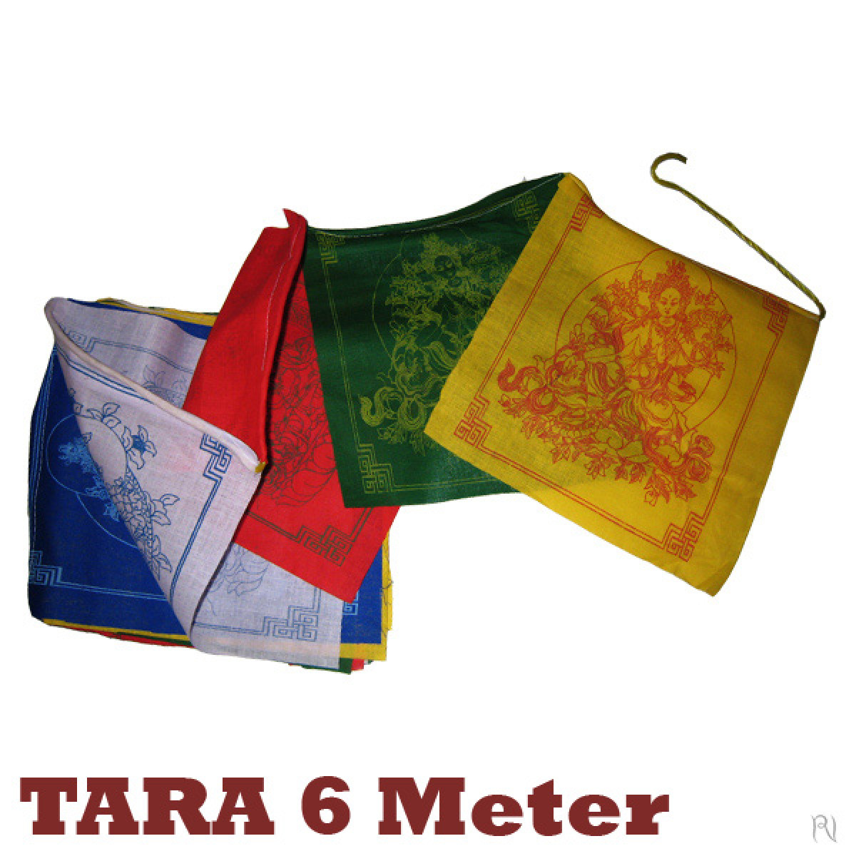 Gebetsfahnen TARA 6 Meter / 5er Pack