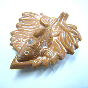 Incense - holder sheet with fish / 5-Pack