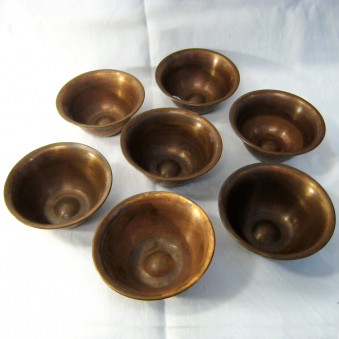 Ritual offering bowl copper 8 cm